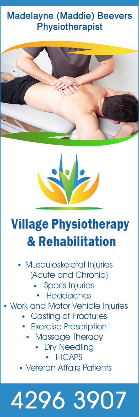 Village Physiotherapy & Rehabilitation - Promotion