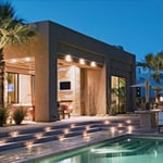 Outdoor Lighting On Decking Steps & Verandah