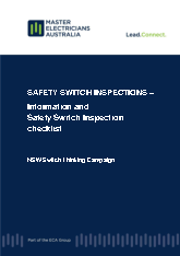 Safety Switch Checklist