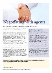 Negotiating With Agents