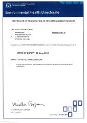 Certificate of Registration