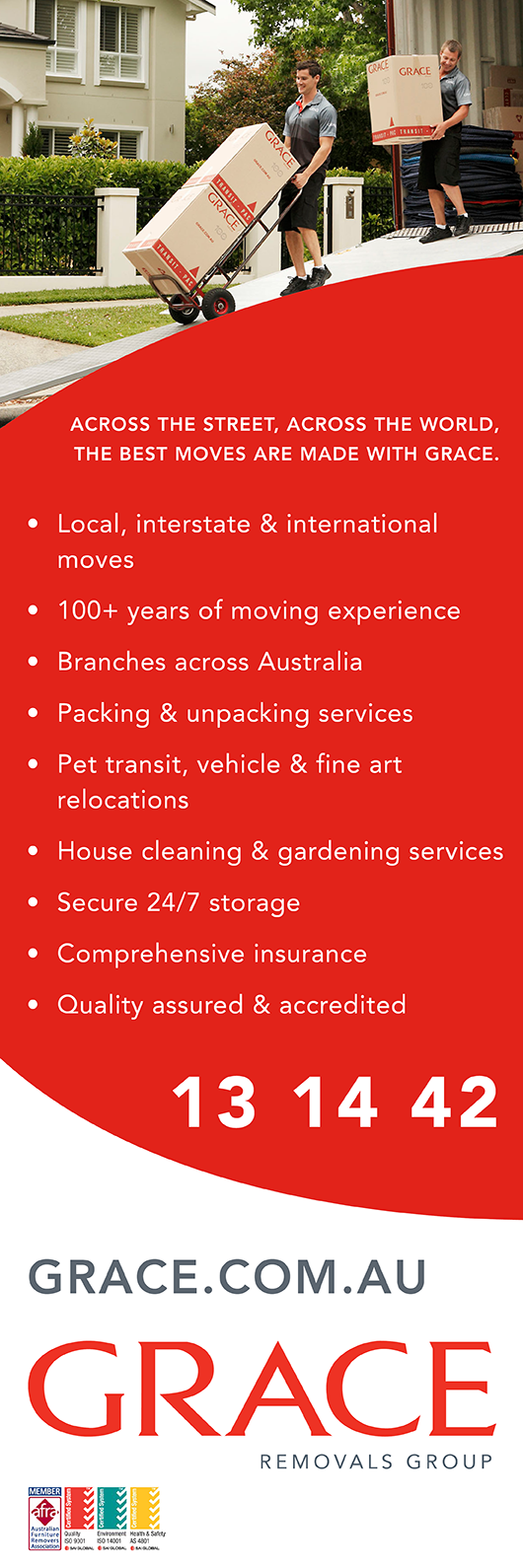 Grace Removals - Promotion
