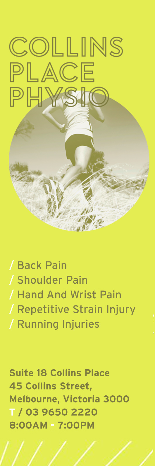 Collins Place Physiotherapy Clinic - Promotion