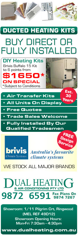 Dual Heating & Air Conditioning Pty Ltd - Promotion