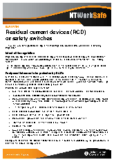 RCDs Or Safety Switches