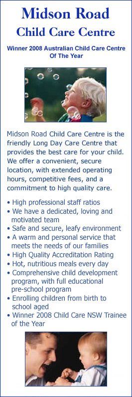 Midson Road Childcare Centre - Promotion
