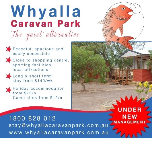 Whyalla Caravan Park is the Quiet Alternative for short medium and longer term accomodation in Whyalla