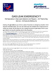Gas Leak Emergency